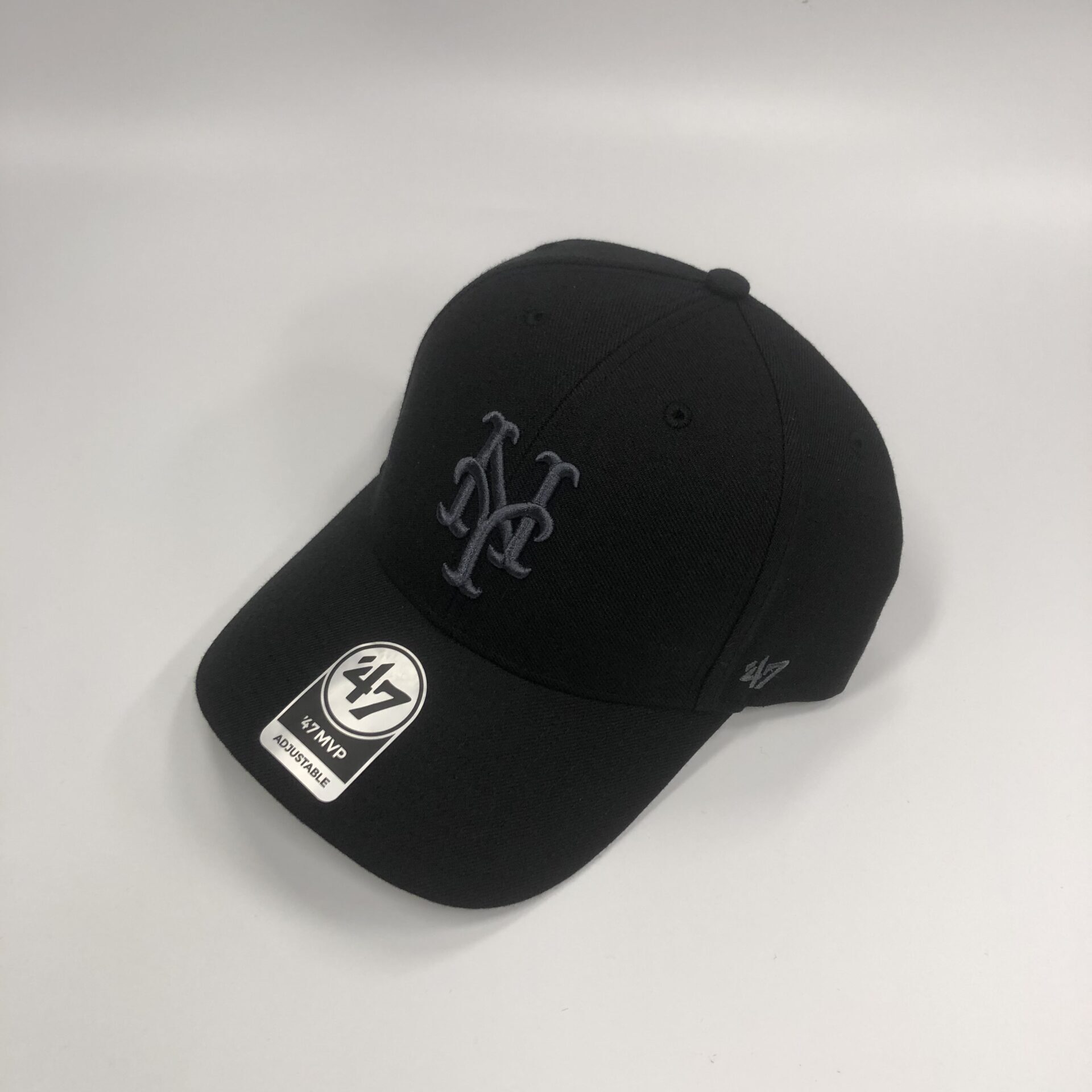 Mets’47 MVP Black×Charcoal Logo