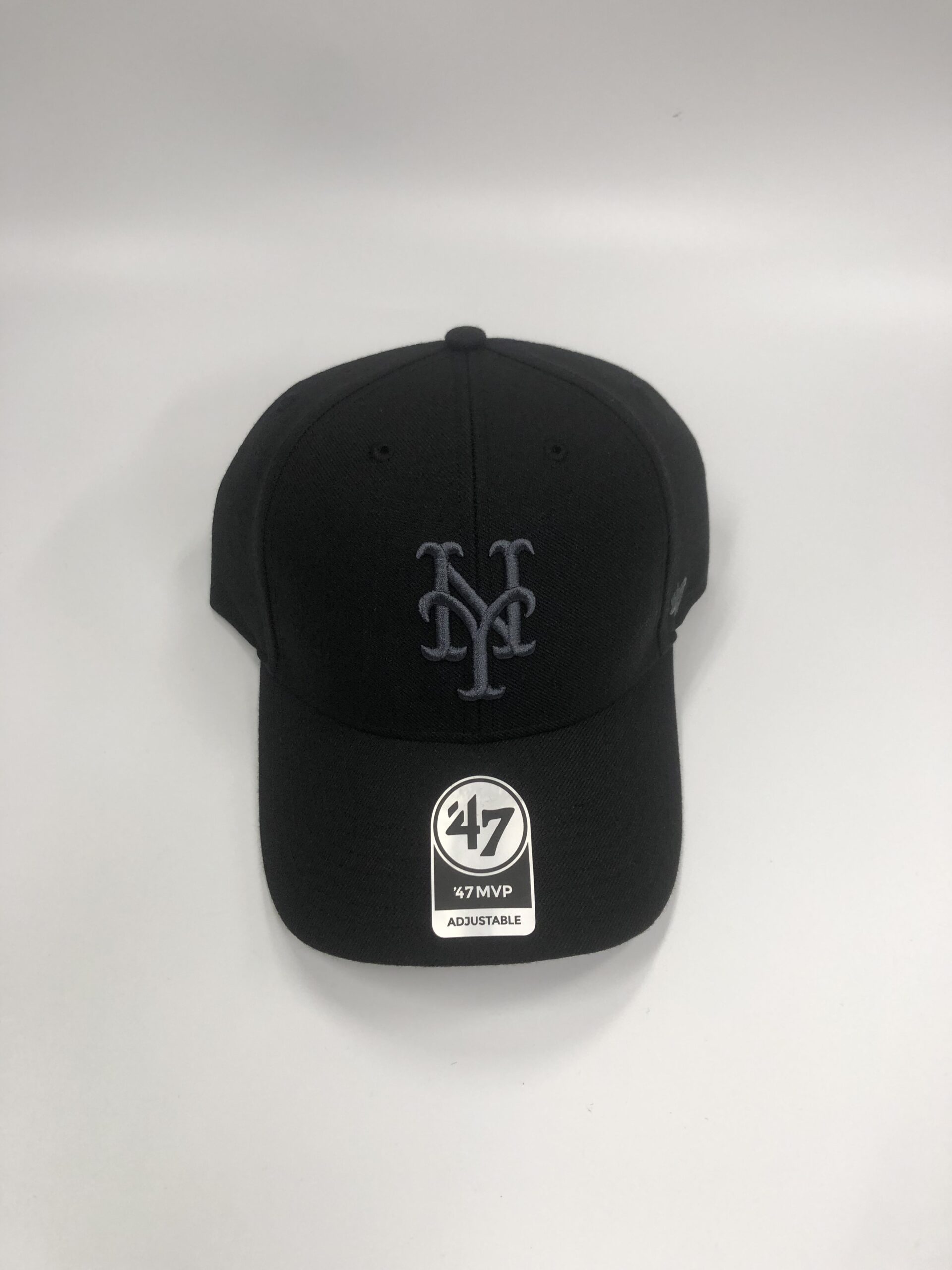 Mets’47 MVP Black×Charcoal Logo